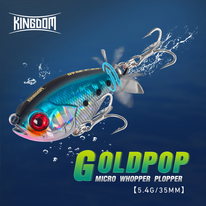 Fishing Lure Topwater - Kingdom Propeller Topwater Popper рыболовная приманка