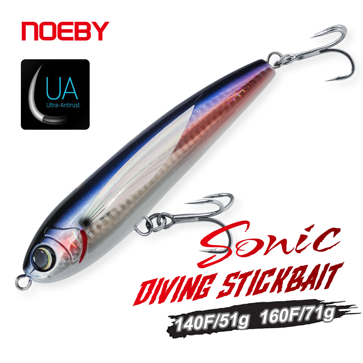 NOEBY Diving Stickbait 140мм 5 – обзор и цена Fishing Lure Buzzbait