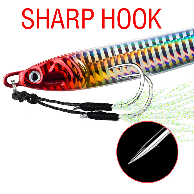 7 шт., 40 г, 60 г, 80 г, 100 г – обзор и цена Fishing Lure Spoon