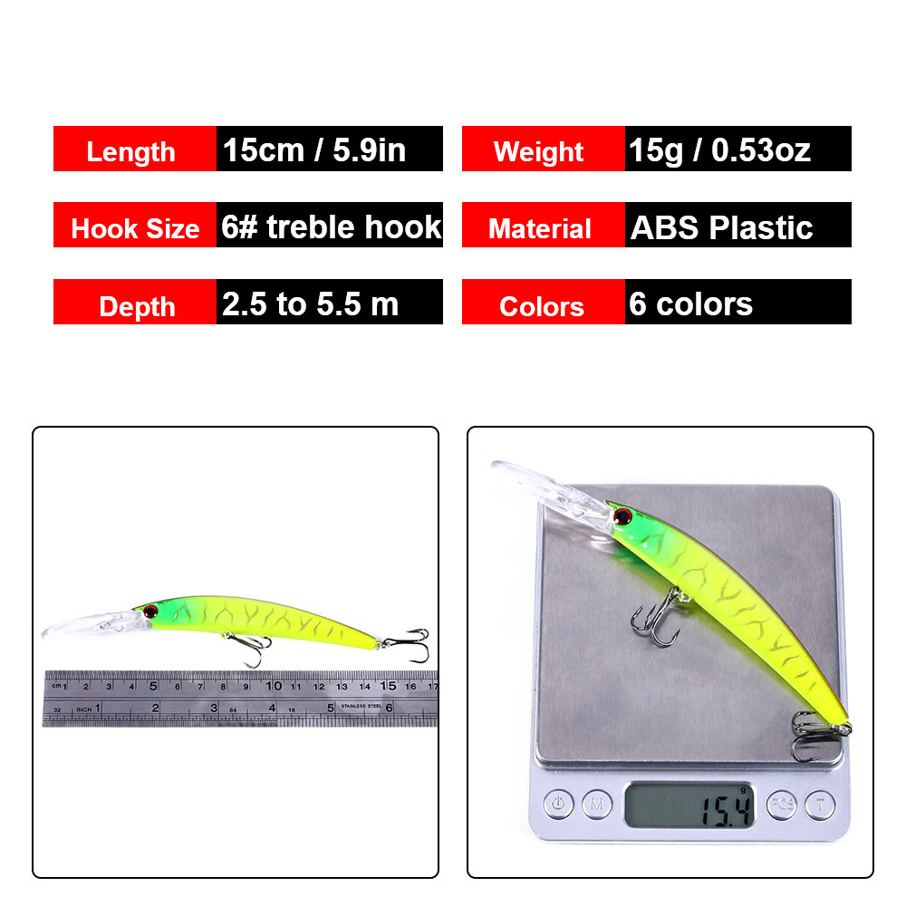 1 шт., 15 см, 15 г, джеркбейт  – обзор и цена Fishing Lure Jerkbait