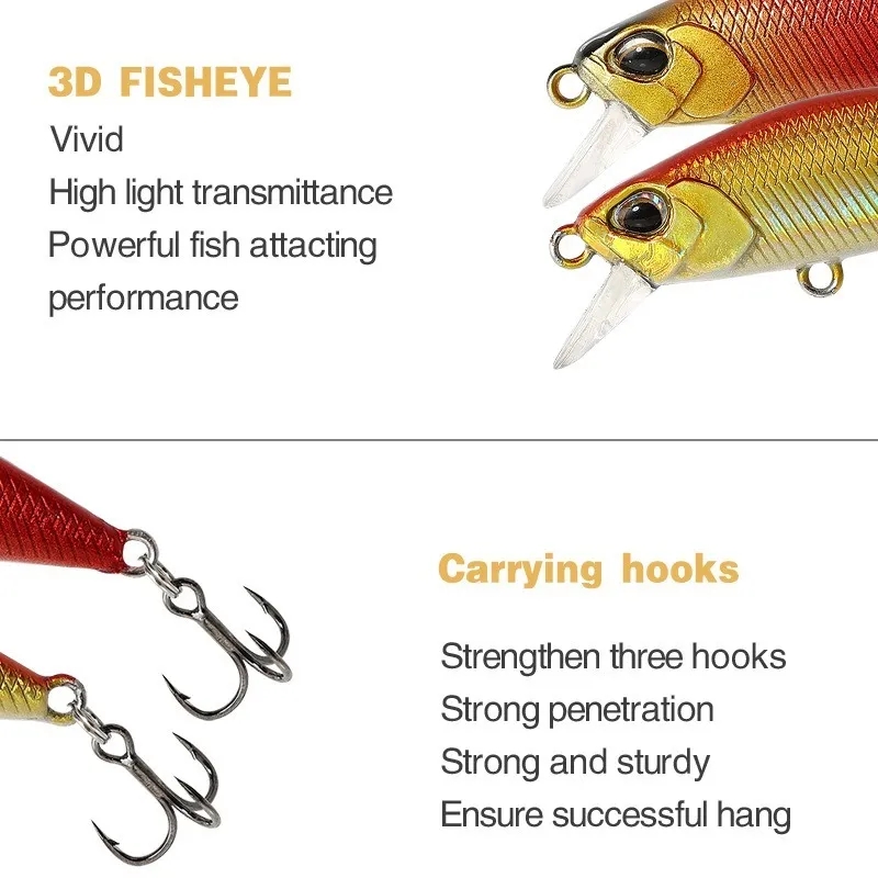 15 шт. тонущие рыболовные прим – обзор и цена Fishing Lure Jerkbait