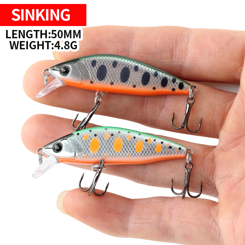 5 см, 4,8 г, тонущая рыболовна – обзор и цена Fishing Lure Jerkbait