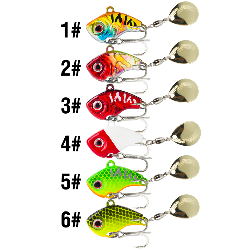 Набор из 6 вращающихся металли – обзор и цена Fishing Lure Crankbait